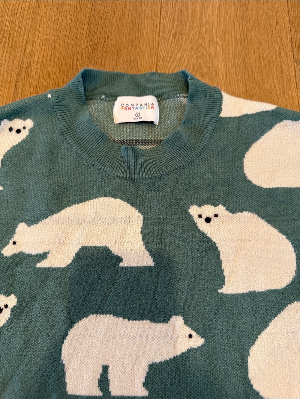 Compañia Fantastica Polar Bear Sweater - Small - Picture 2 of 4